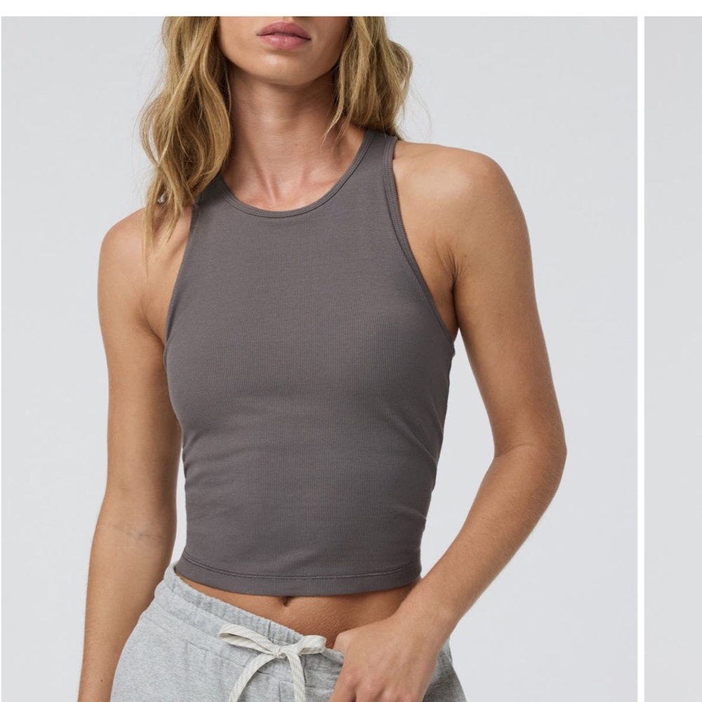 Vuori Charcoal (Chia) Pose Plyo Tank - XS